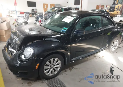 2014 Volkswagen Beetle 1.8T Entry из США, поврежденный, VIN 3VWF17AT9EM638645
